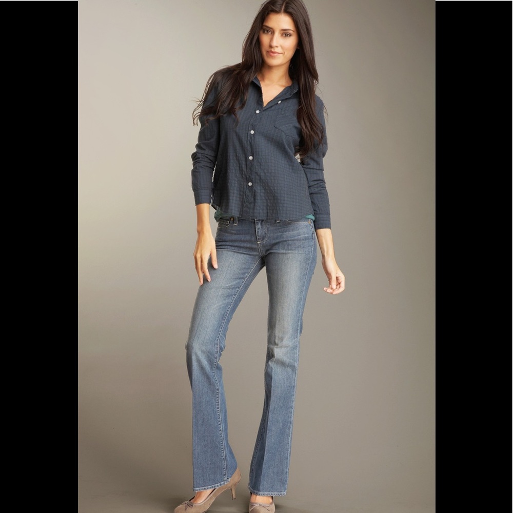 Paige Laurel Canyon Low Rise Boot Cut Jean